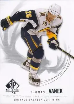 2009-10 SP Authentic #76 - Thomas Vanek - Buffalo Sabres