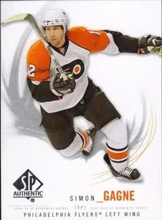 2009-10 SP Authentic #78 - Simon Gagne - Philadelphia Flyers