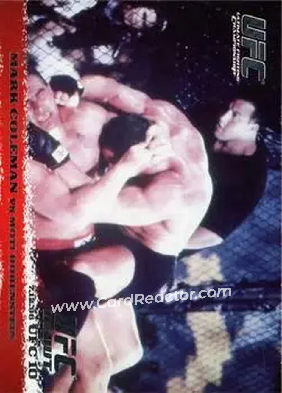 2009 Topps UFC Round 1 #3 - Mark Coleman - Moti Horenstein RC - Front