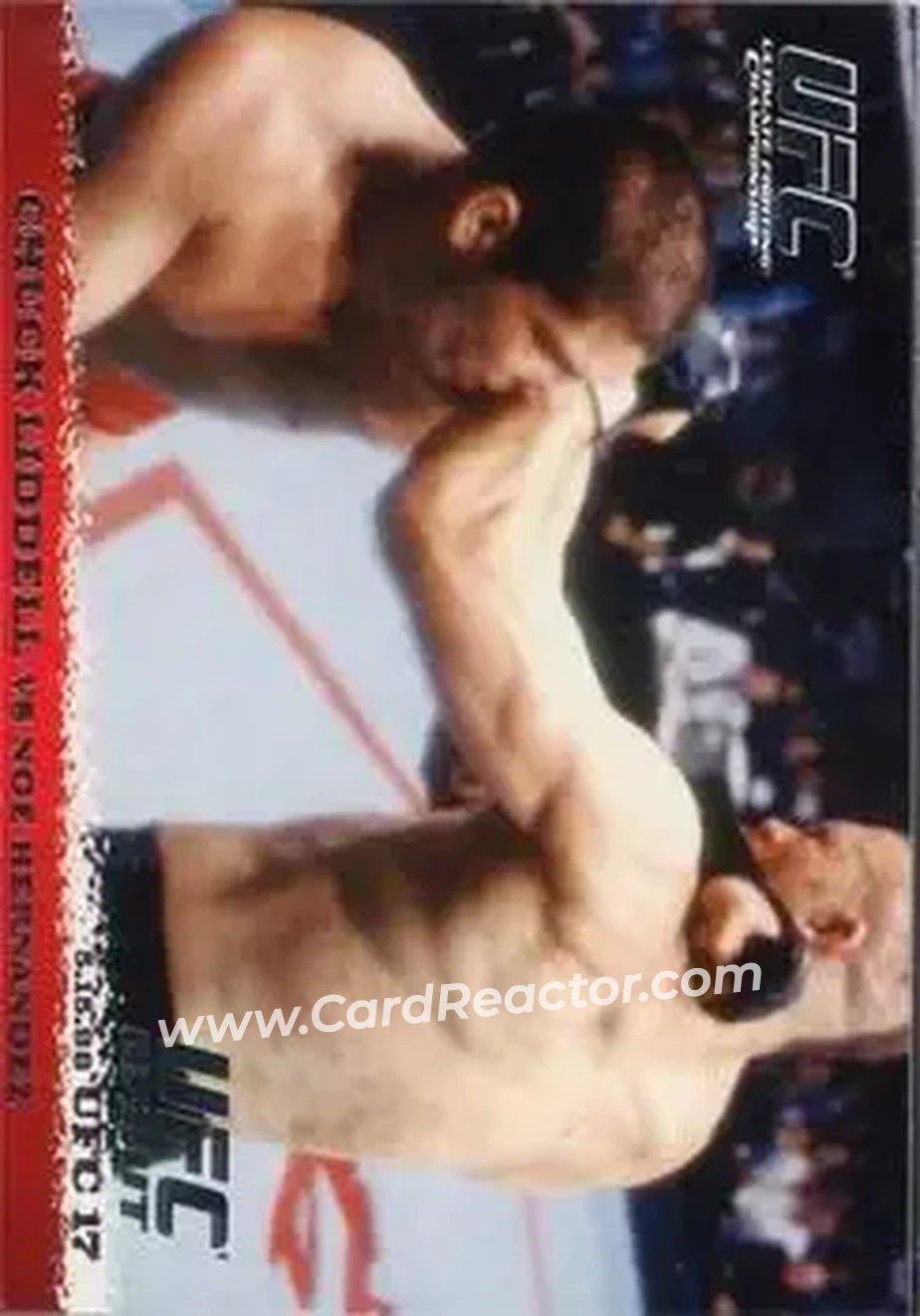 2009 Topps UFC Round 1 #5 - Chuck Liddell - Noe Hernandez RC - Front