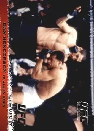 2009 Topps UFC Round 1 #6 - Dan Henderson - Allan Goes RC