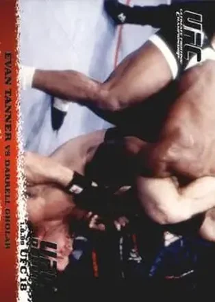 2009 Topps UFC Round 1 #7 - Evan Tanner - Darrell Gholar RC