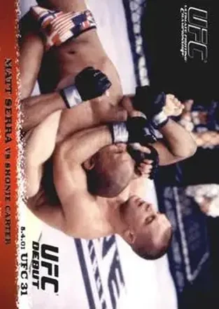 2009 Topps UFC Round 1 #11 - Matt Serra - Shonie Carter RC