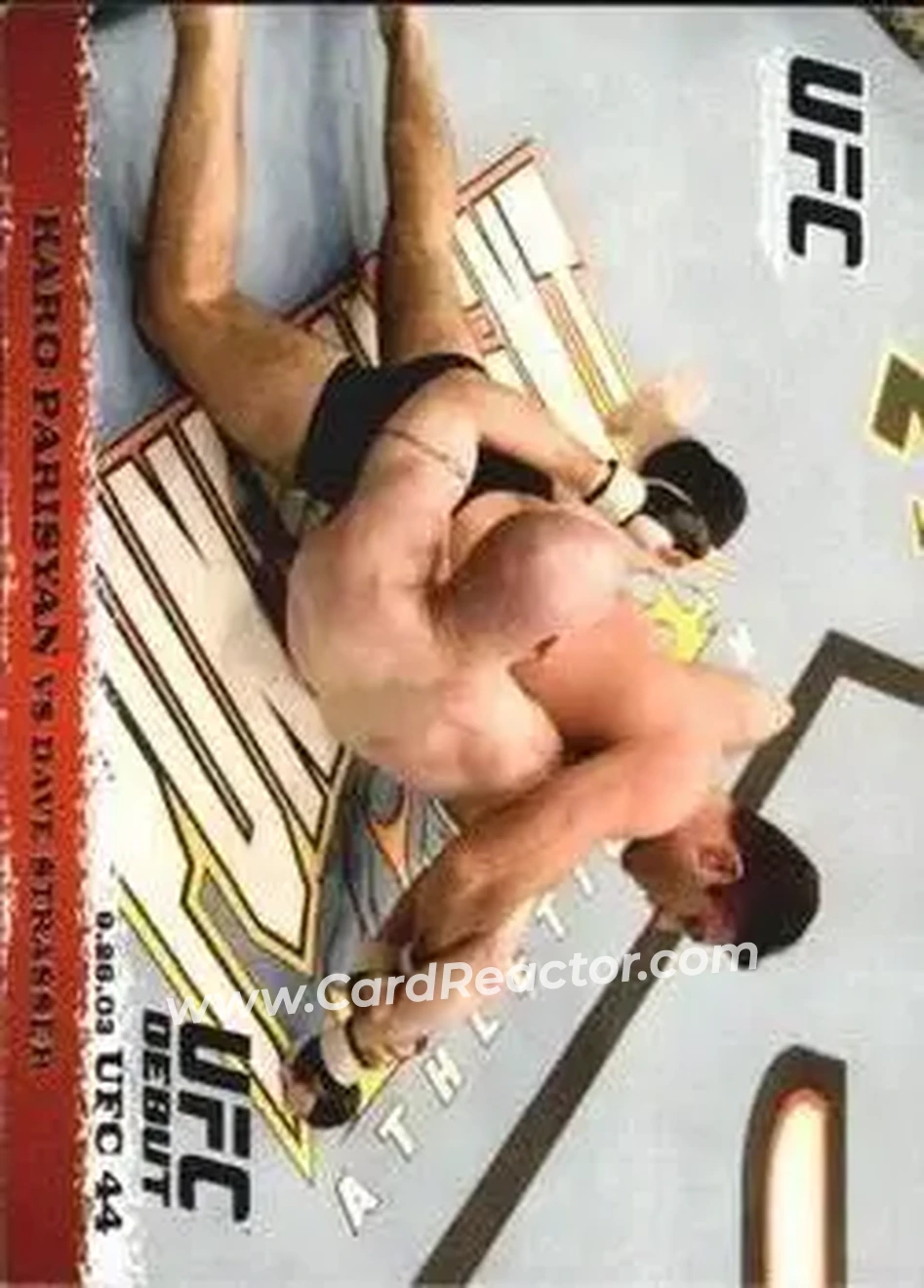 2009 Topps UFC Round 1 #16 - Karo Parisyan - Dave Strasser RC - Front
