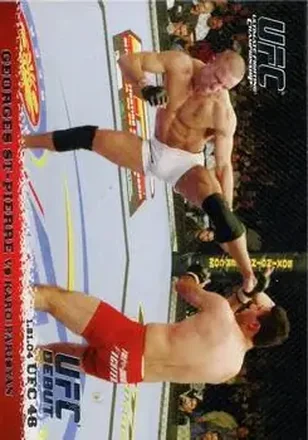 2009 Topps UFC Round 1 #17 Georges St-Pierre - Karo Parisyan RC