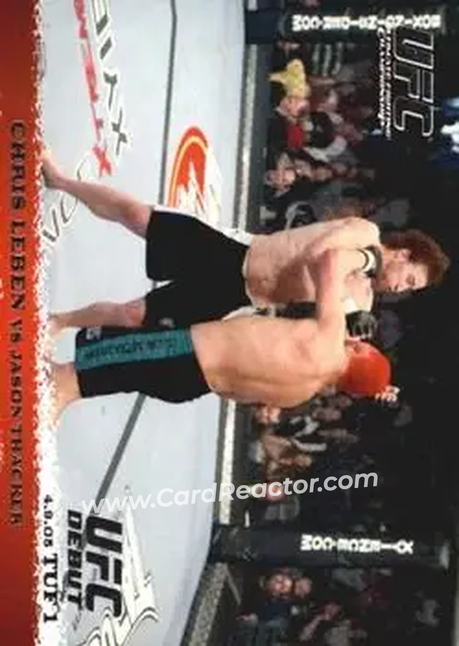 2009 Topps UFC Round 1 #20 - Chris Leben - Jason Thacker RC - Front