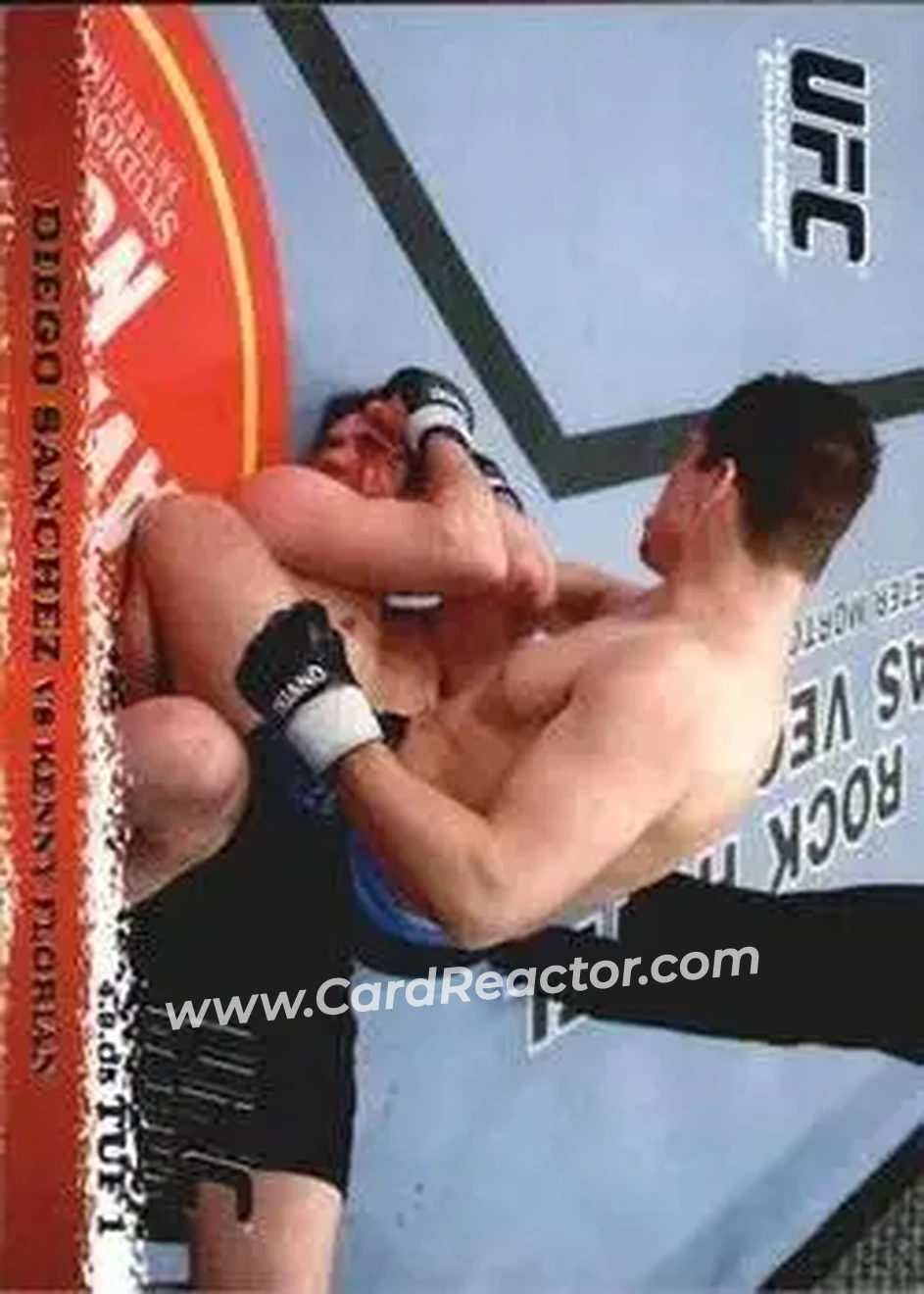 2009 Topps UFC Round 1 #21 - Diego Sanchez - Kenny Florian RC - Front
