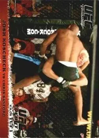 2009 Topps UFC Round 1 #23 Josh Koscheck - Chris Sanford RC