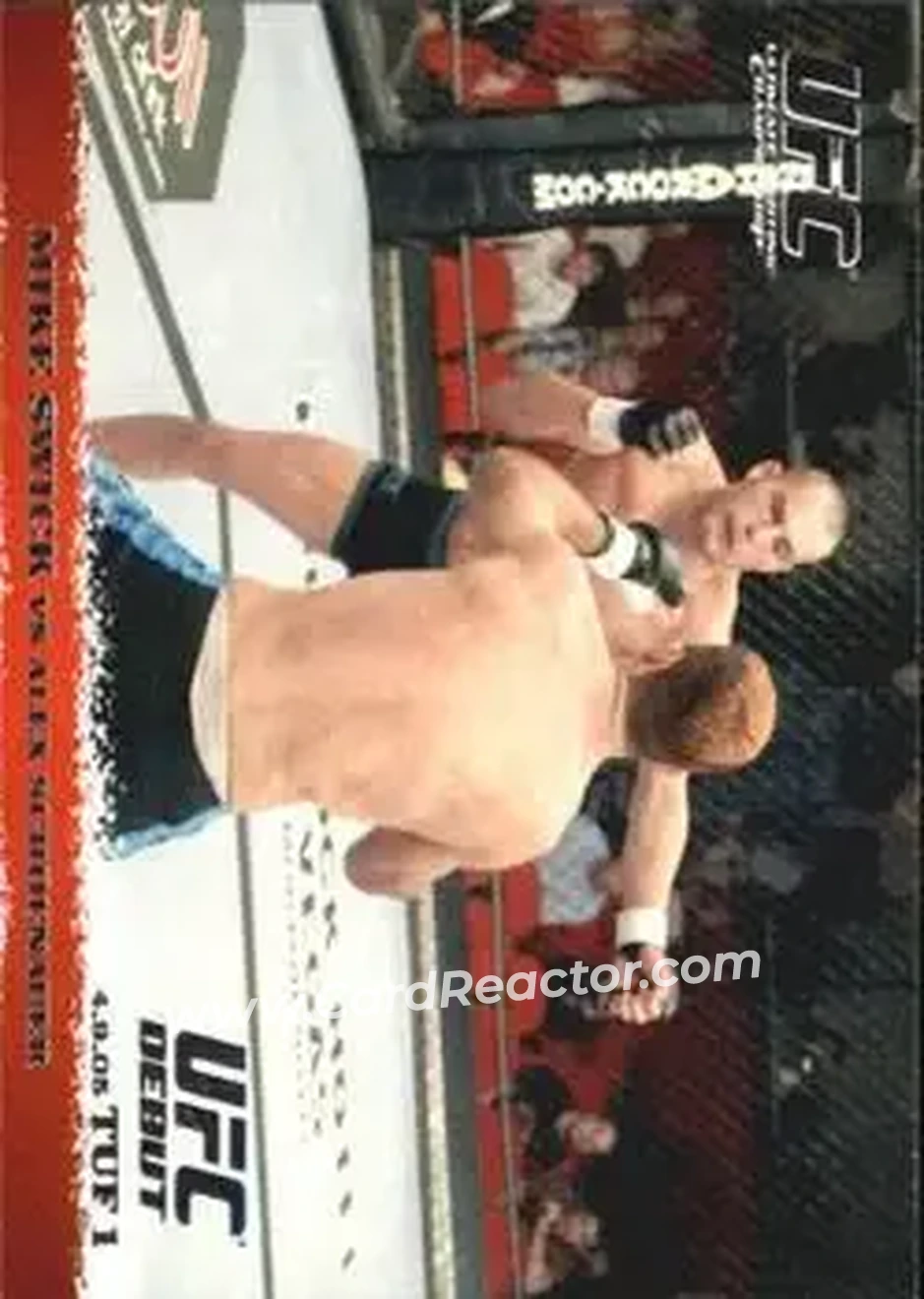 2009 Topps UFC Round 1 #24 - Mike Swick - Alex Schoenauer RC - Front