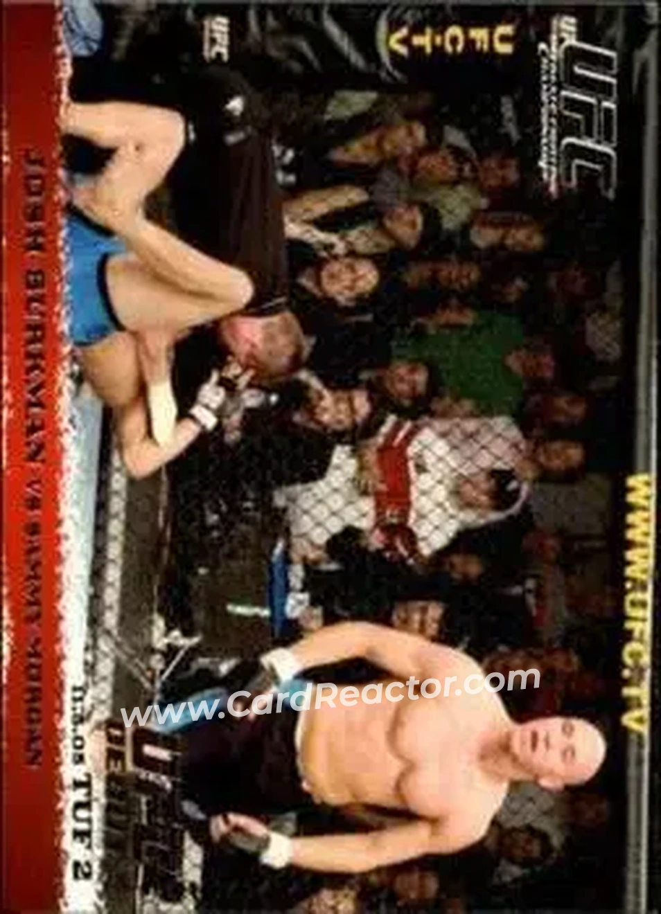 2009 Topps UFC Round 1 #28 - Josh Burkman - Sammy Morgan RC - Front