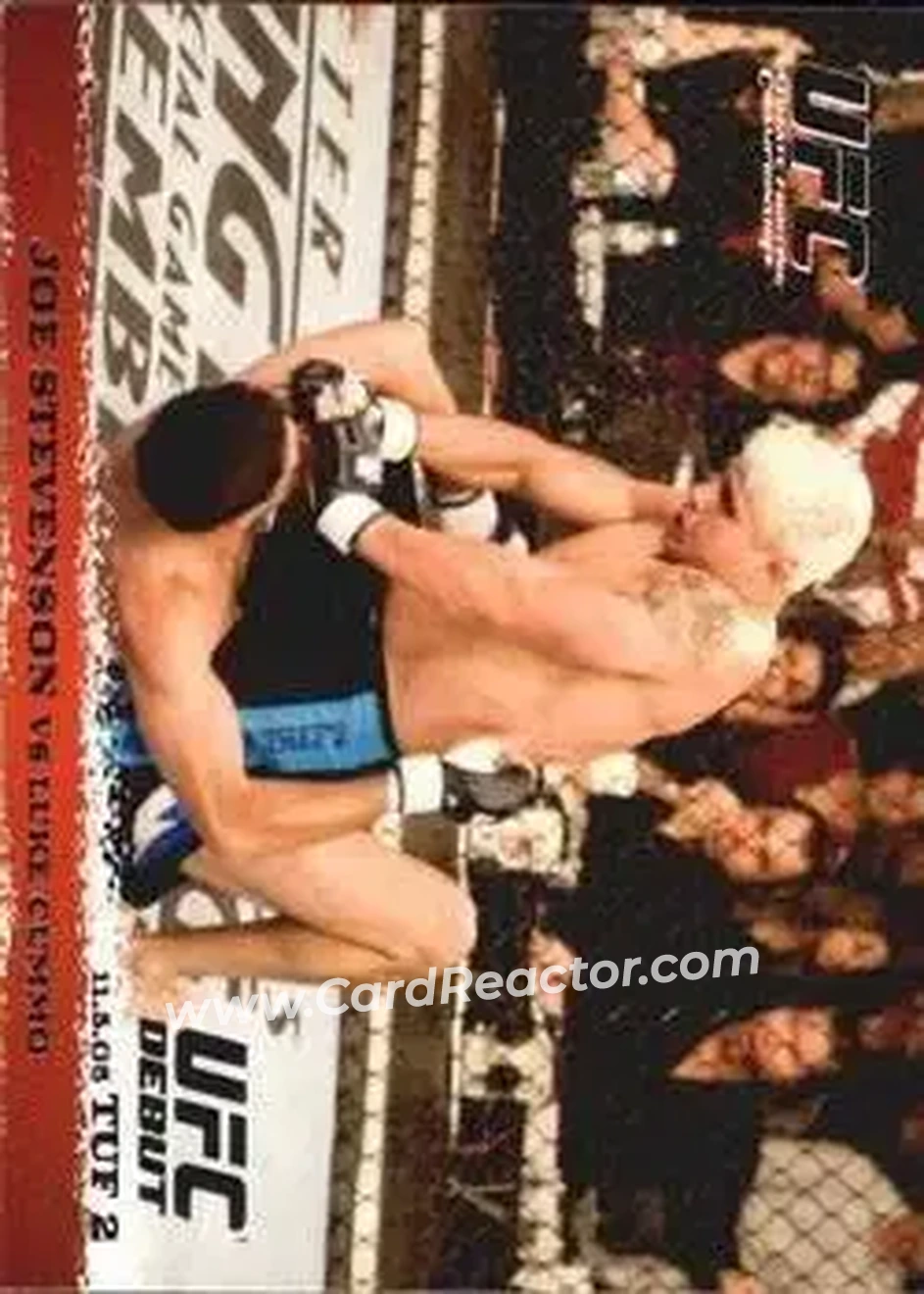2009 Topps UFC Round 1 #29 - Joe Stevenson - Luke Cummo RC - Front