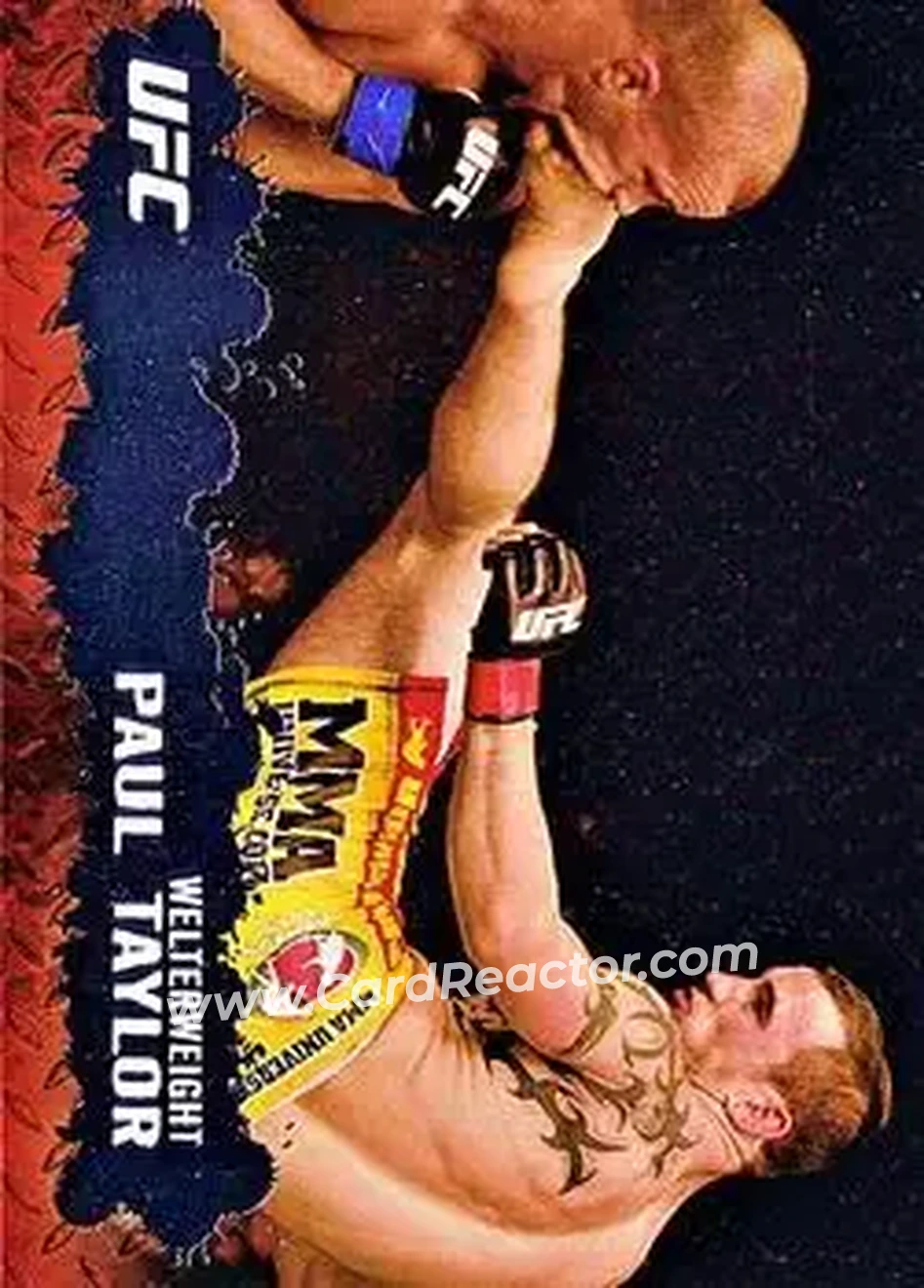 2009 Topps UFC Round 2 #4 - Paul Taylor - Front