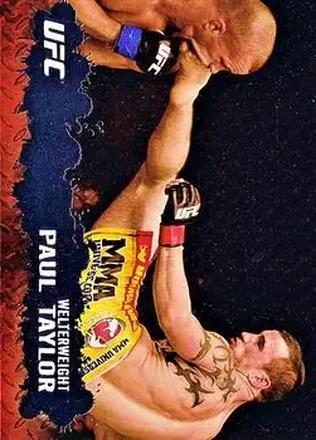 2009 Topps UFC Round 2 #4 - Paul Taylor