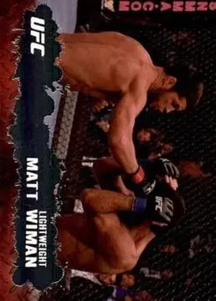 2009 Topps UFC Round 2 #10 - Matt Wiman