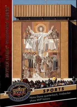 2009 Upper Deck 20th Anniversary #8 - Notre Dame Fighting Irish - Notre Dame Fighting Irish