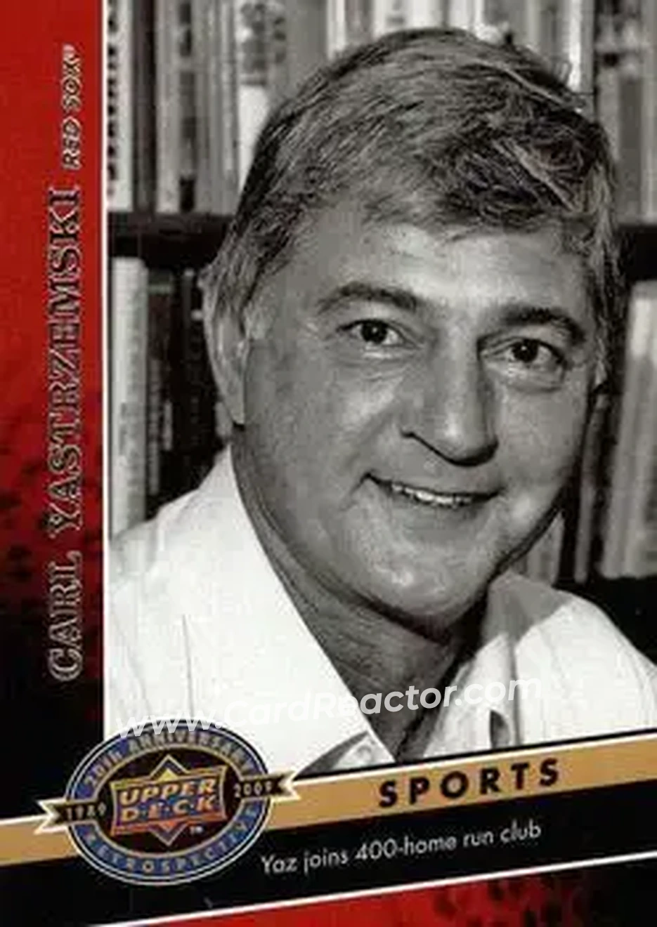 2009 Upper Deck 20th Anniversary #20 - Carl Yastrzemski - Boston Red Sox - Front