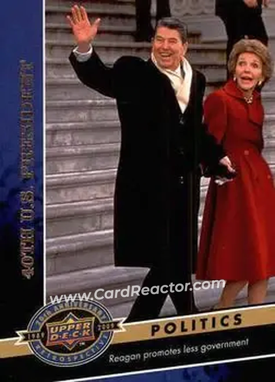 2009 Upper Deck 20th Anniversary #23 - 40th U.S. President - Front