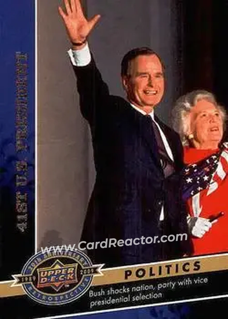 2009 Upper Deck 20th Anniversary #28 - 41st U.S. President - Front