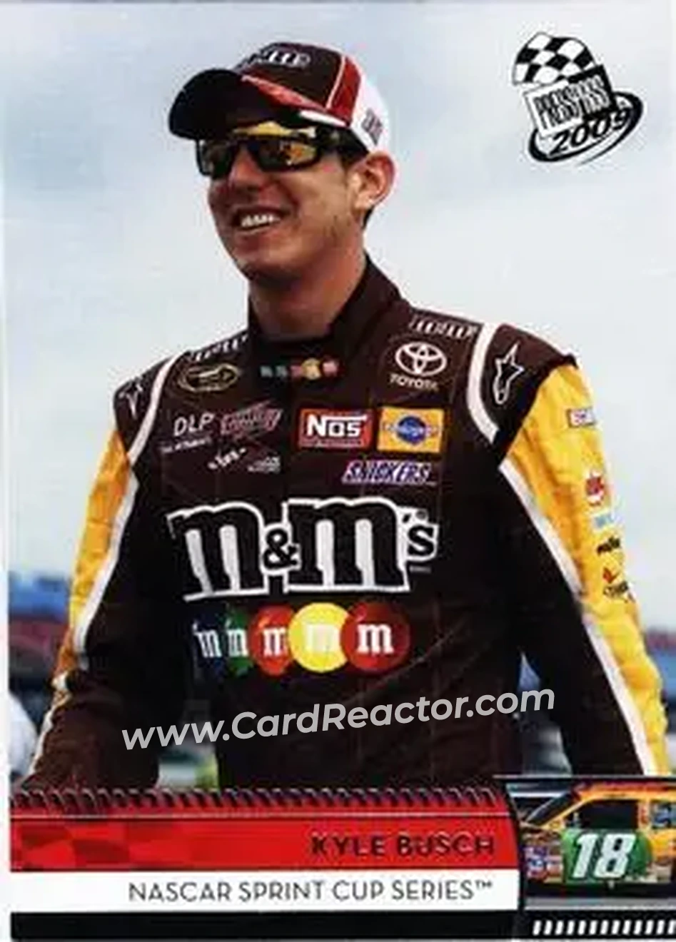 2009 Press Pass #1 - Kyle Busch - Joe Gibbs Racing - Front