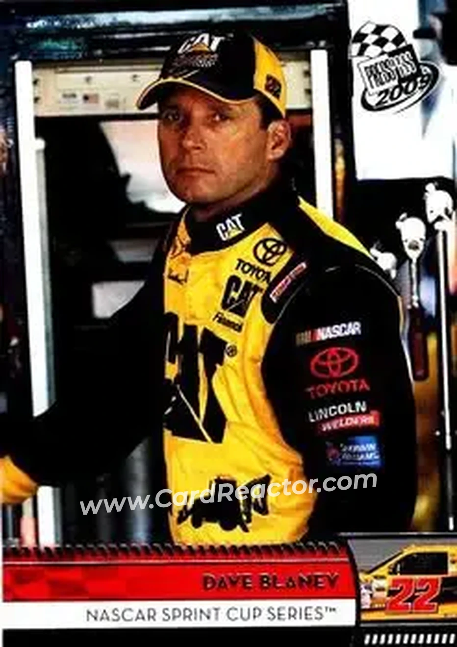2009 Press Pass #28 - Dave Blaney - Bill Davis Racing - Front