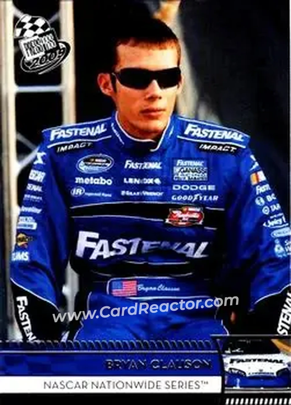 2009 Press Pass #41 - Bryan Clauson - Chip Ganassi Racing with Felix Sabates - Front