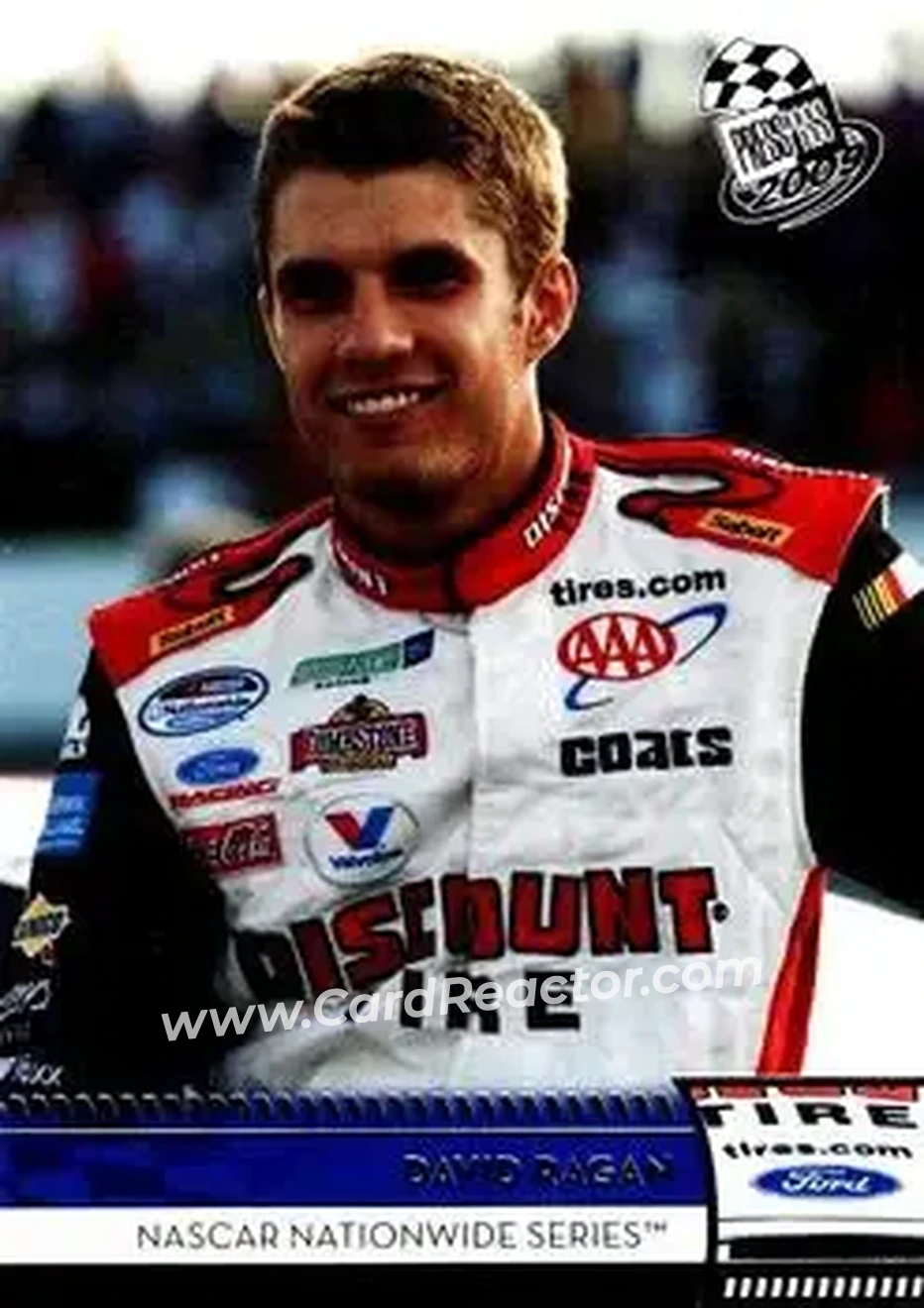 2009 Press Pass #47 - David Ragan - Roush Fenway Racing - Front