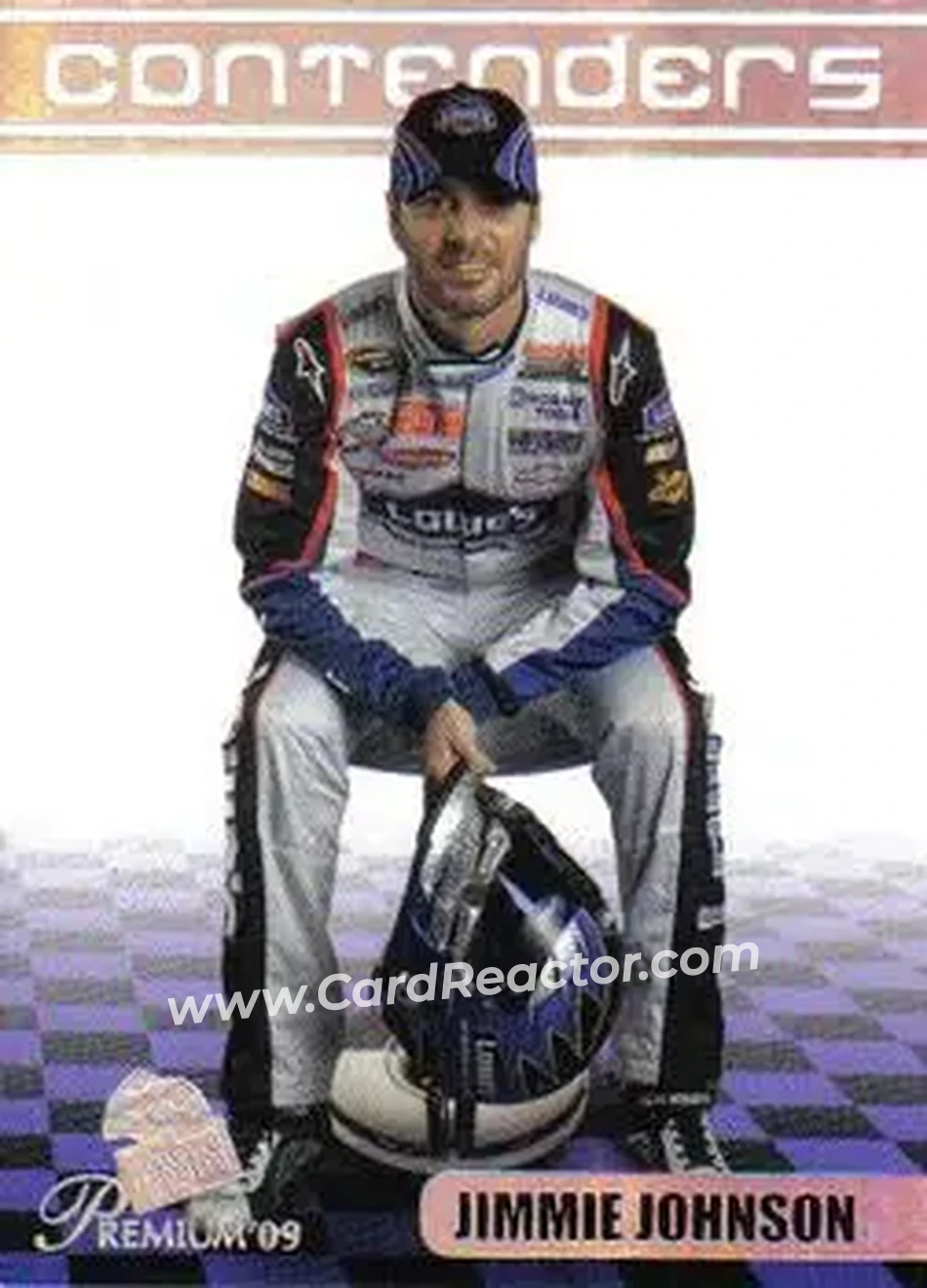 2009 Press Pass Premium #28 - Jimmie Johnson - Hendrick Motorsports - Front