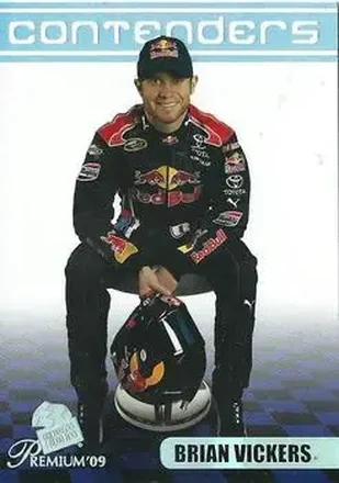 2009 Press Pass Premium #31 - Brian Vickers - Red Bull Racing Team