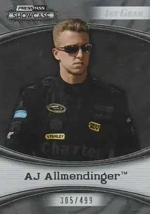 2009 Press Pass Showcase #17 - AJ Allmendinger - Richard Petty Motorsports