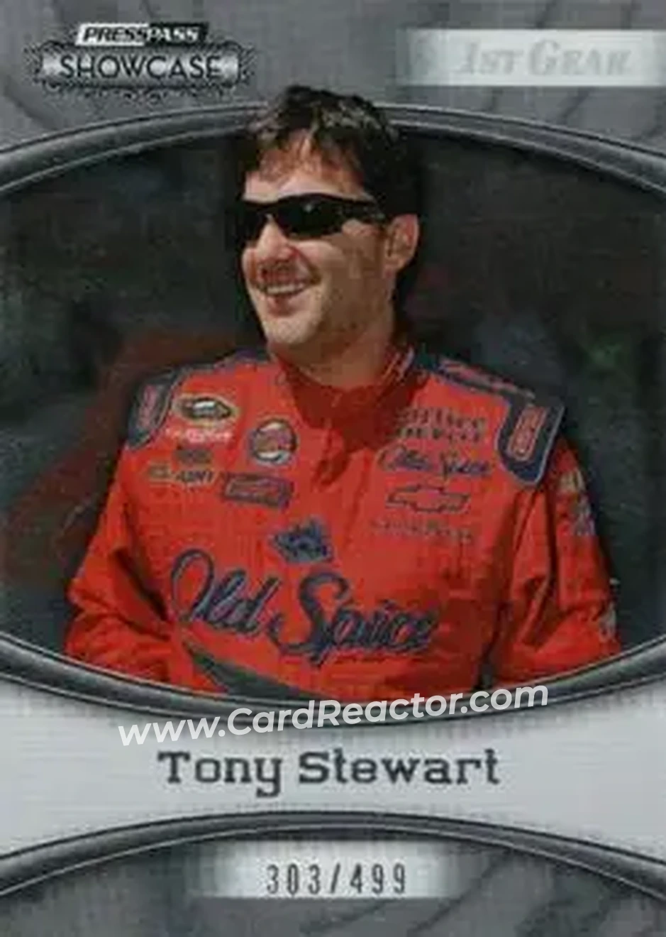 2009 Press Pass Showcase #27 - Tony Stewart - Stewart-Haas Racing - Front