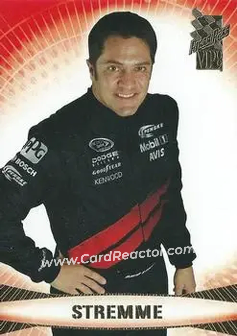 2009 Press Pass VIP #33 - David Stremme - Penske Championship Racing - Front