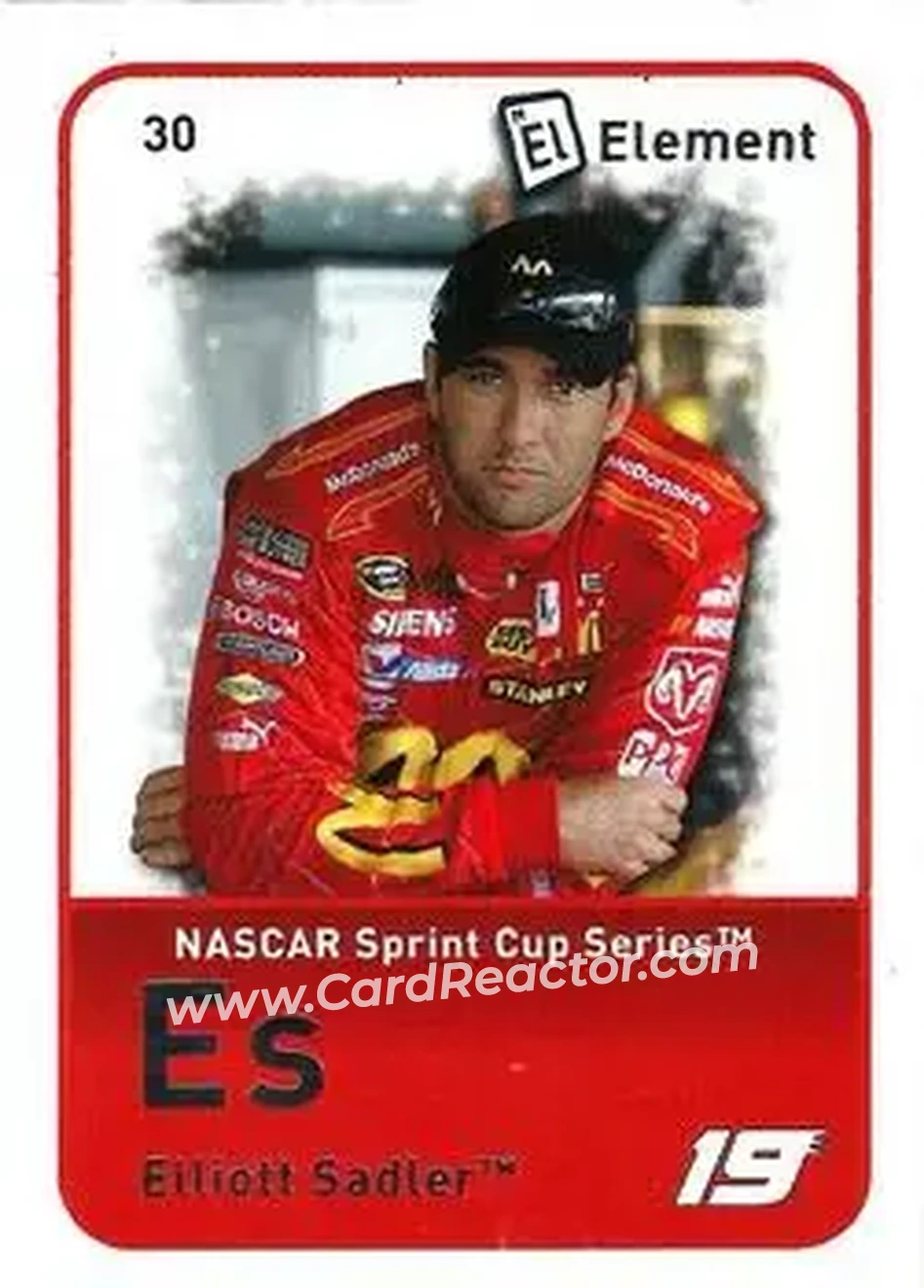 2009 Wheels Element #30 - Elliott Sadler - Gillett Evernham Motorsports - Front