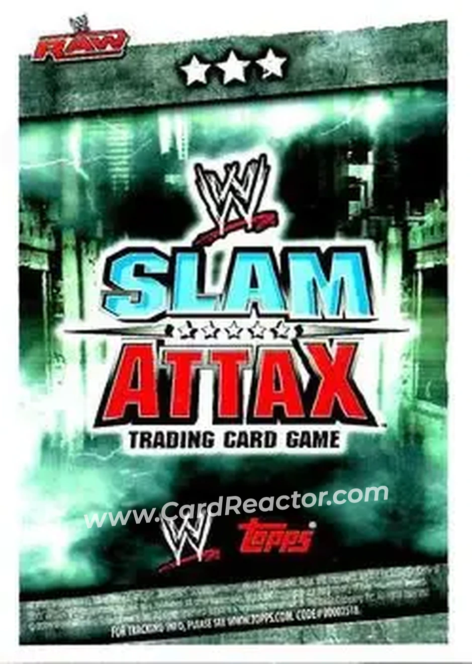 2009 Topps Slam Attax WWE #NNO - Carlito - Back