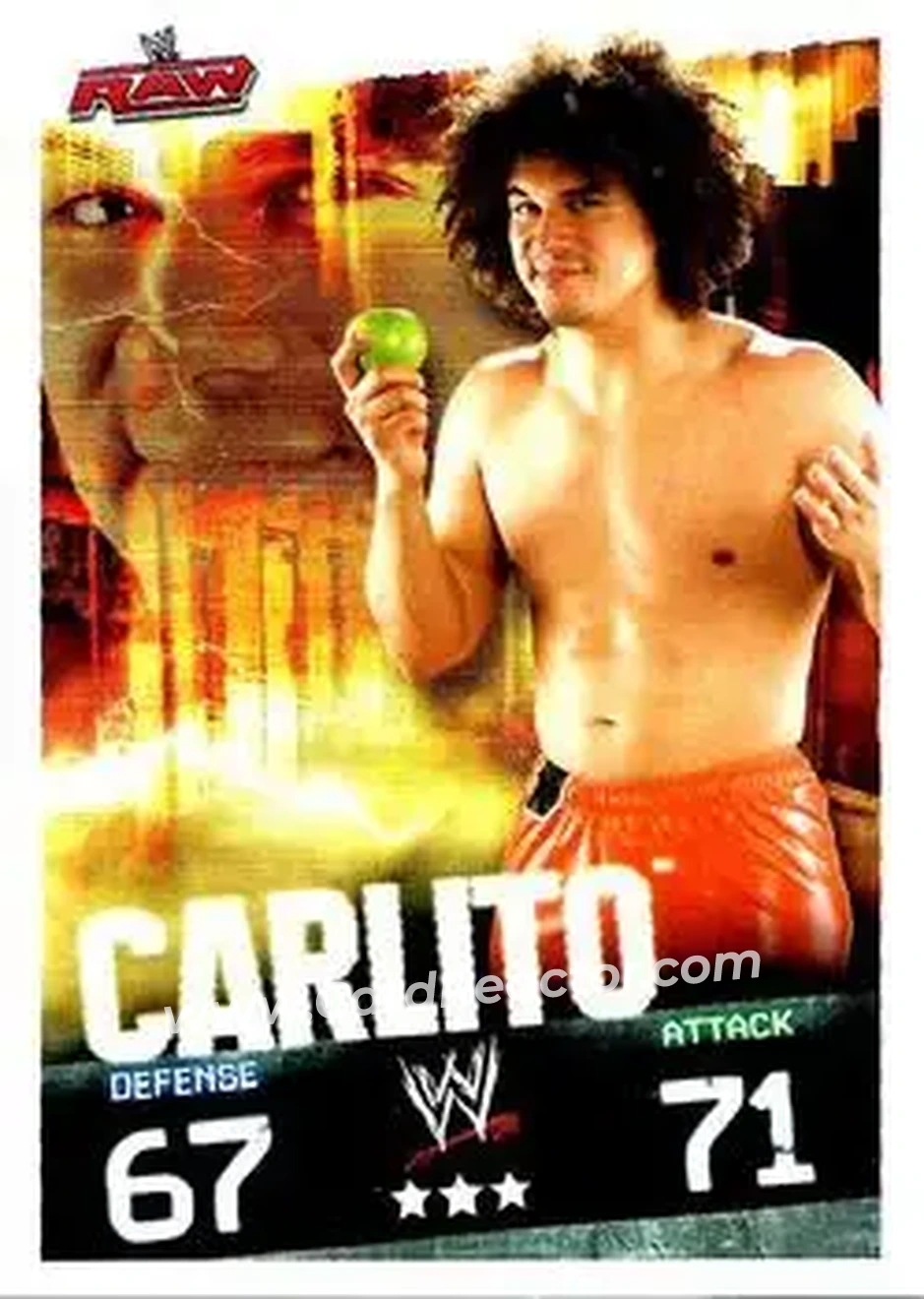 2009 Topps Slam Attax WWE #NNO - Carlito - Front