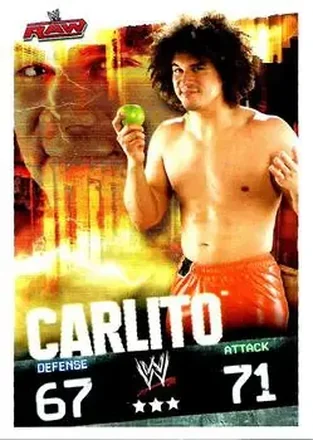2009 Topps Slam Attax WWE #NNO - Carlito
