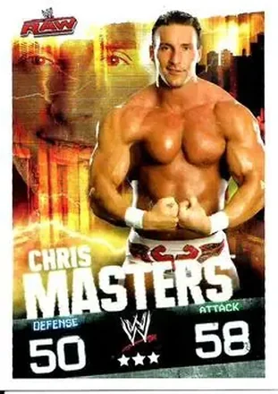 2009 Topps Slam Attax WWE #NNO - Chris Masters