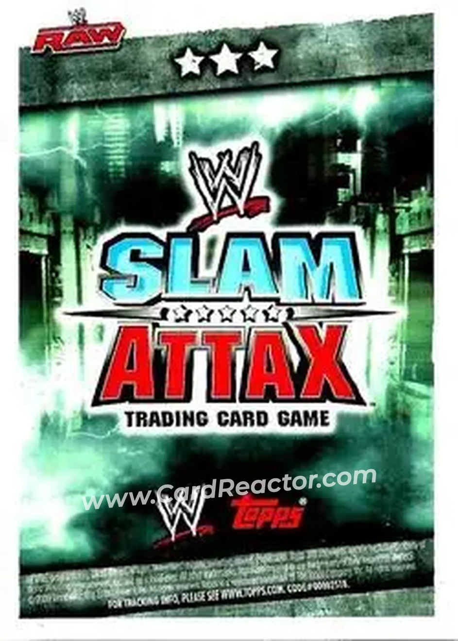 2009 Topps Slam Attax WWE #NNO - Hornswoggle - Back