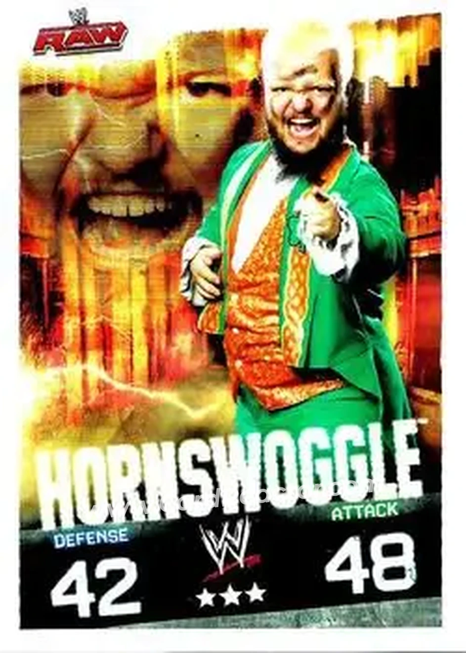 2009 Topps Slam Attax WWE #NNO - Hornswoggle - Front