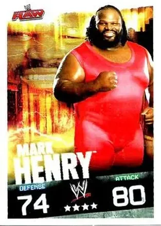 2009 Topps Slam Attax WWE #NNO - Mark Henry