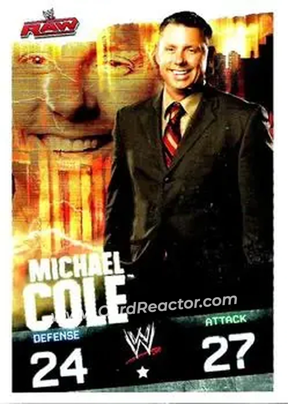 2009 Topps Slam Attax WWE #NNO - Michael Cole