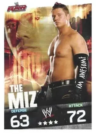 2009 Topps Slam Attax WWE #NNO - The Miz
