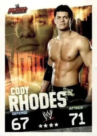 2009 Topps Slam Attax WWE #NNO - Cody Rhodes