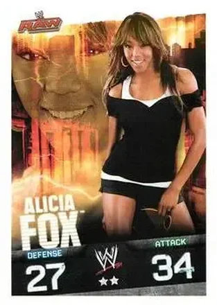 2009 Topps Slam Attax WWE #NNO - Alicia Fox