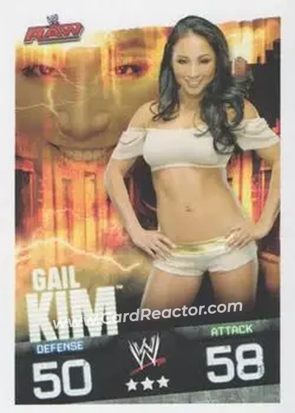 2009 Topps Slam Attax WWE #NNO - Gail Kim - Front