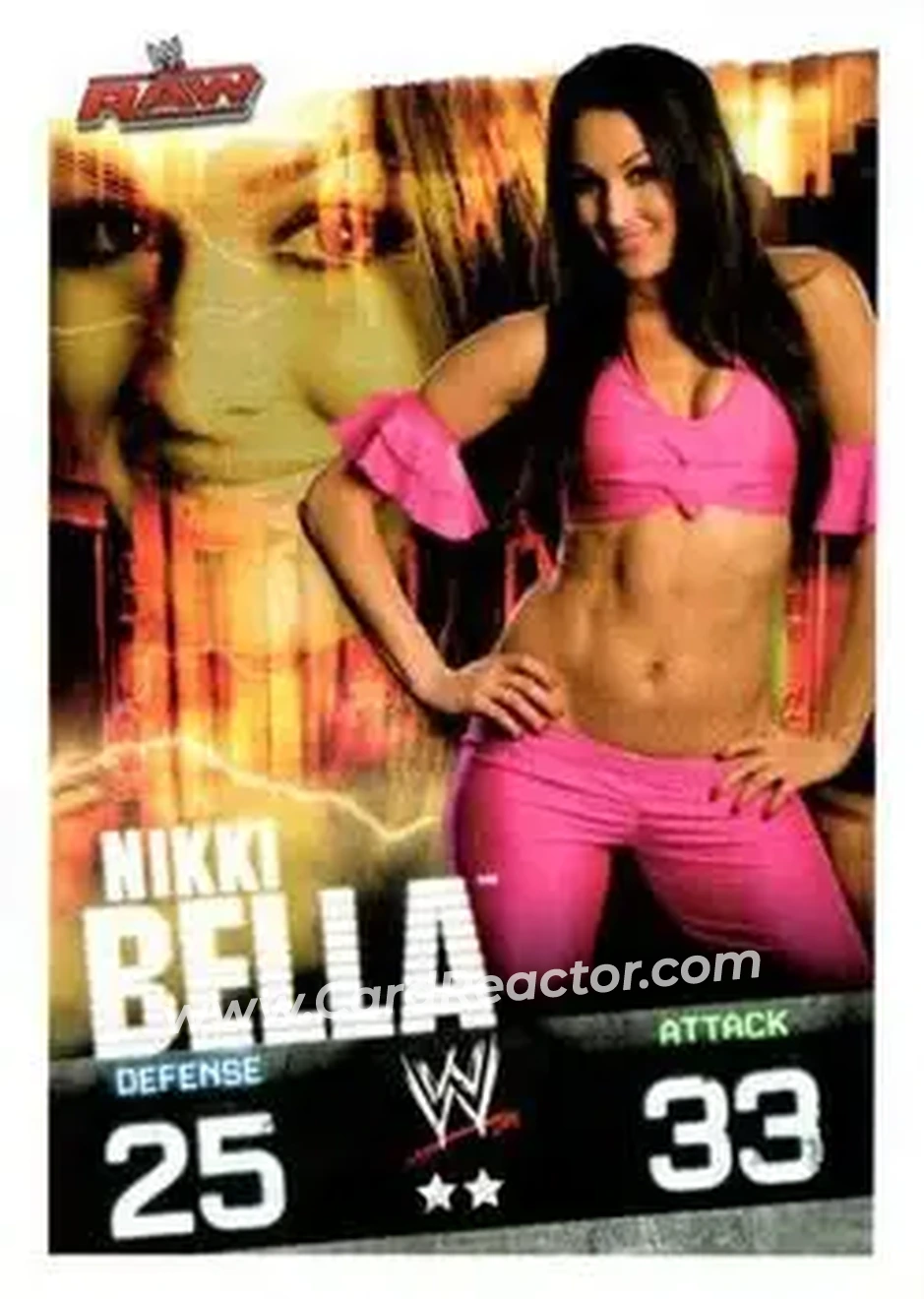 2009 Topps Slam Attax WWE #NNO - Nikki Bella - Front