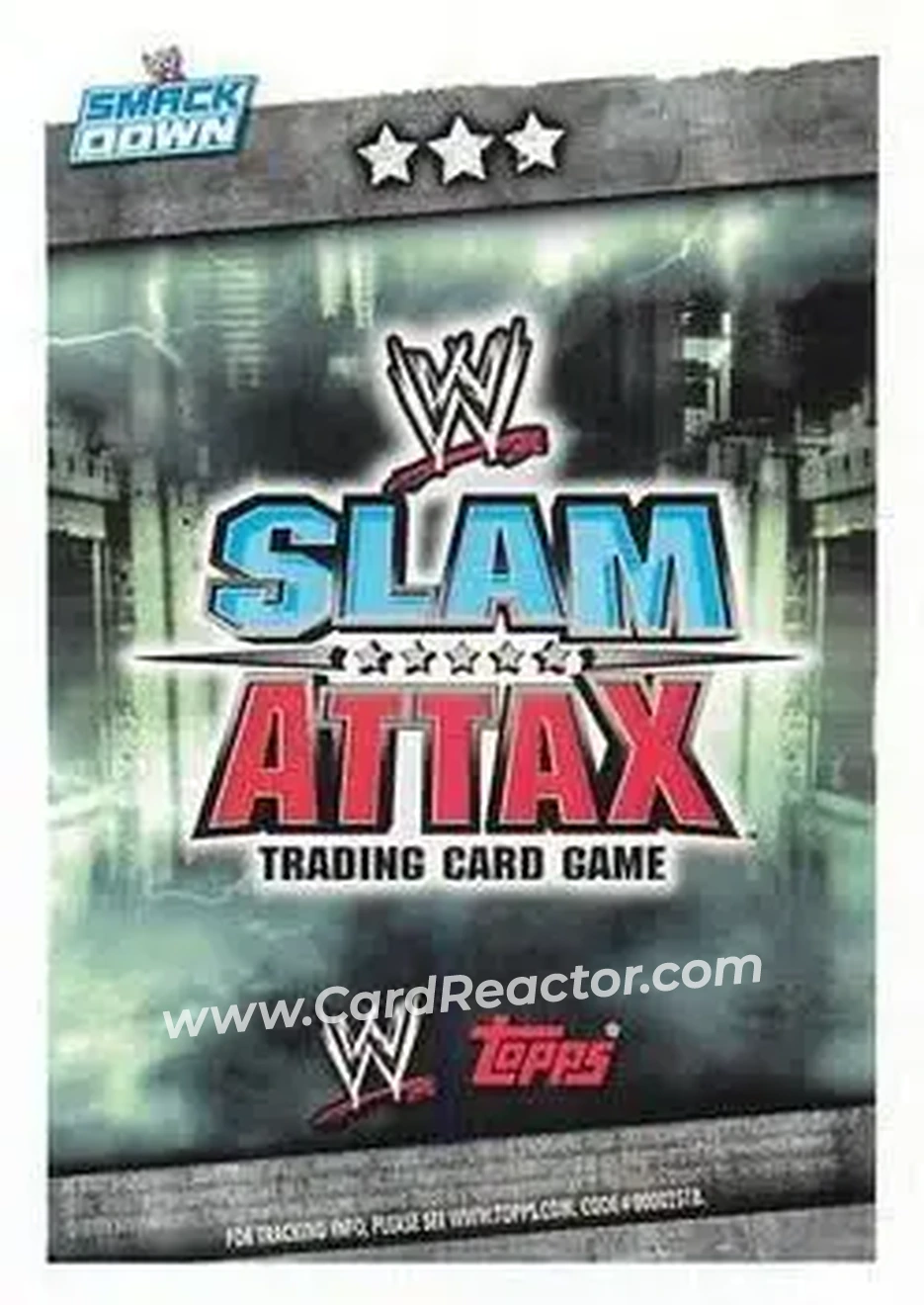 2009 Topps Slam Attax WWE #NNO - Charlie Haas - Back