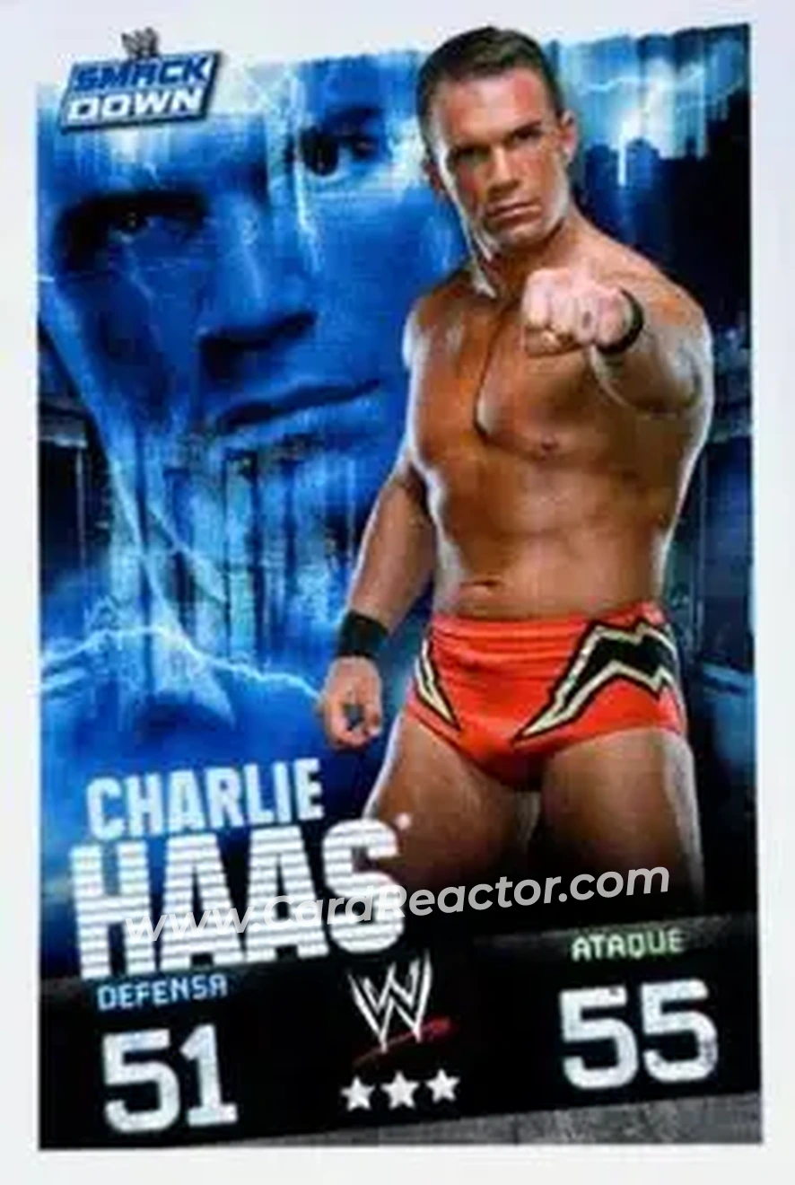 2009 Topps Slam Attax WWE #NNO - Charlie Haas - Front
