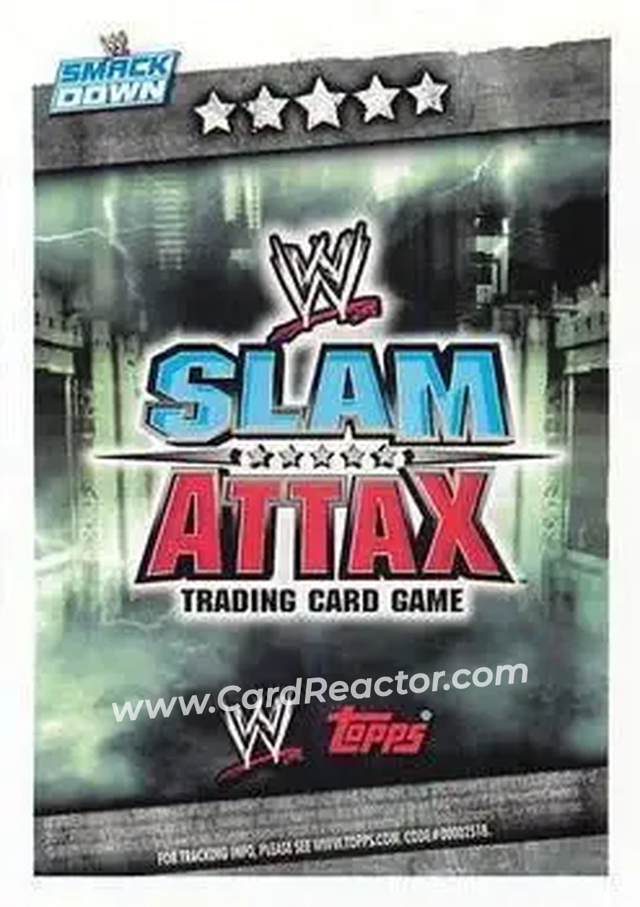2009 Topps Slam Attax WWE #NNO - CM Punk - Back