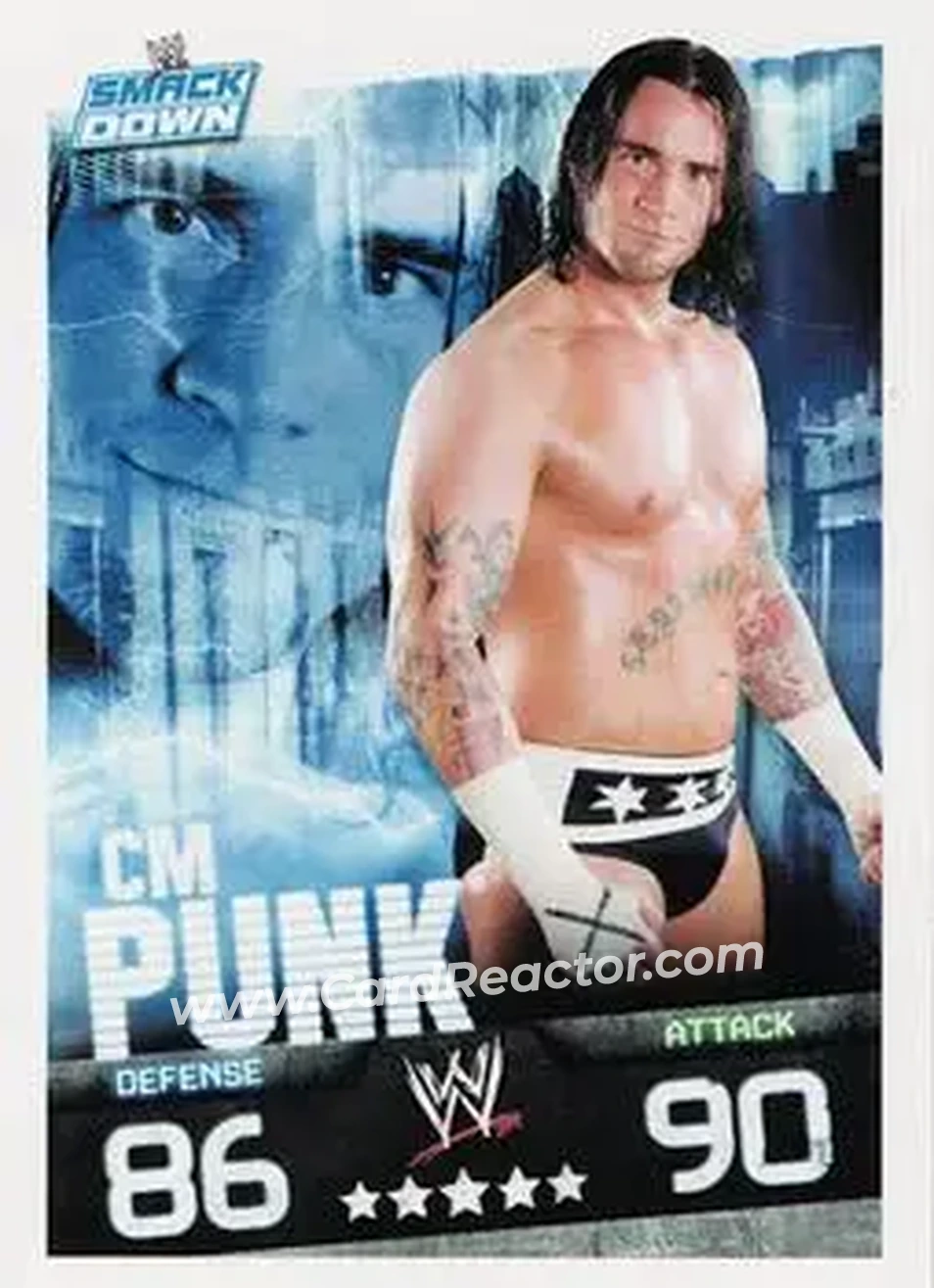 2009 Topps Slam Attax WWE #NNO - CM Punk - Front