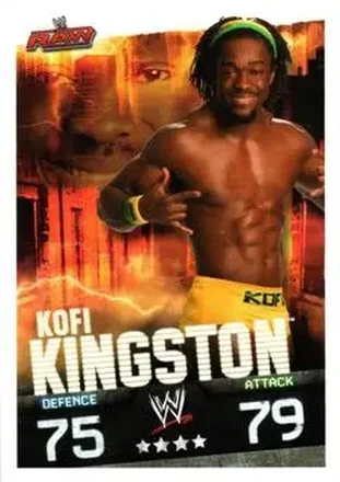 2009 Topps Slam Attax WWE Evolution #NNO - Kofi Kingston